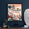 Figured'Art Paint by Numbers for Adults Travel Poster Las Vegas 16"x20" - Craft Art Painting Rolled Canvas with DIY wooden frame